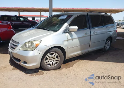 2005 Honda Odyssey Ex из США, поврежденный, VIN 5FNRL384X5B004055